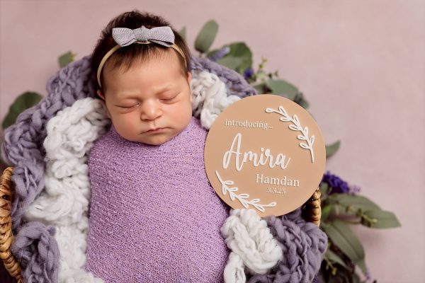 Baby Announcement/Introduction (14cm) - Introducing... (Durable Plastic) Baby Announcement/Introduction (14cm) - Introducing... (Durable Plastic)