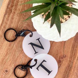 Frosted Keyring
